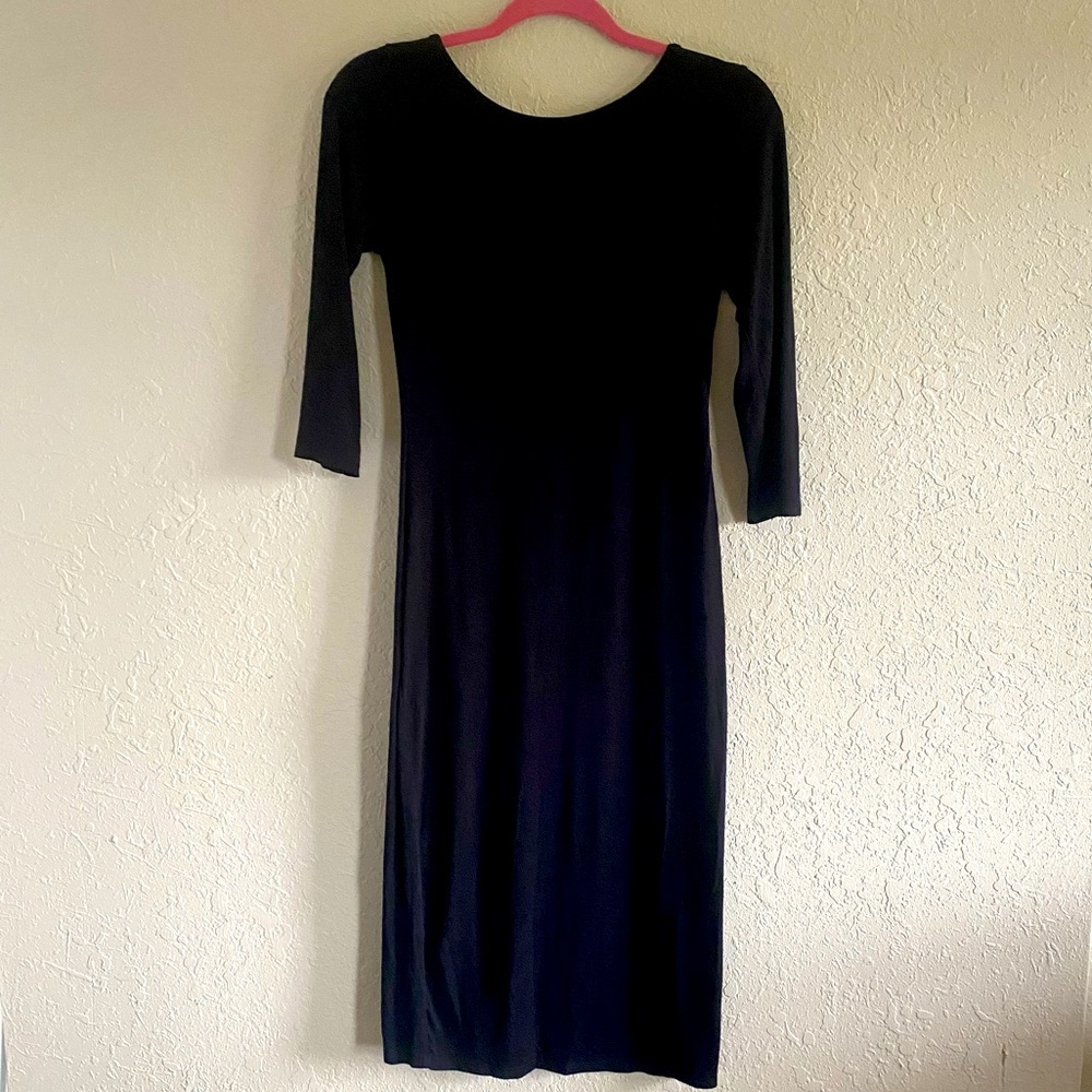 Lulu’s Black Mid-length Body Con Dress